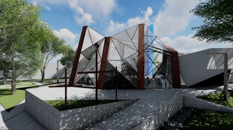 Render exterior Iglesia Cantarrana