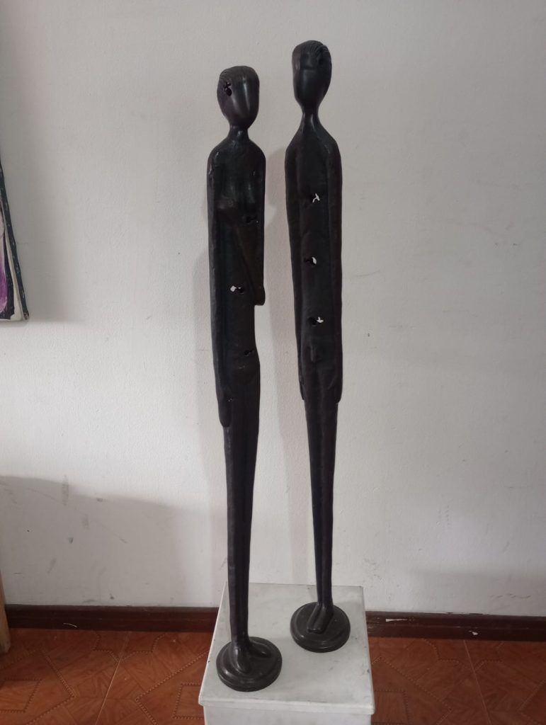 Escultura en bronce de Juan Carlos Franco